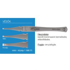 Rozsdamentes mini vésõ (keskeny)