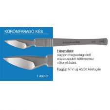 Rozsdamentes körömfaragó