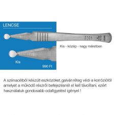 Szénacél kis lencse