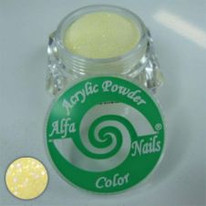 Alfa Színes Porcelánpor   Sunny White 7gr