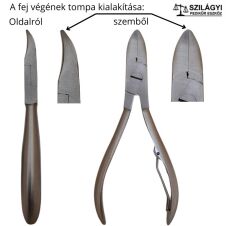 Diabétesz körömcsípõ drótrugós 12 cm tompa fejvéggel