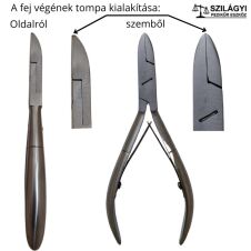 Diabétesz körömcsípõ egyenes 13 cm Tompa fejvéggel