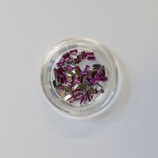 Strasszkõ Téglalap PINK 2