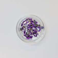 Strasszkõ Téglalap LILA 2