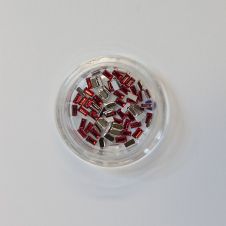 Strasszkõ Téglalap PIROS