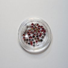 Strasszkõ Csillag PIROS